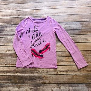 Purple GapKids long sleeve T! Size 8